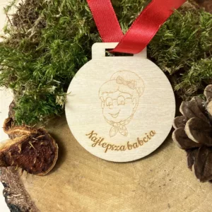 Medal "Super babcia" od Wypalone.pl