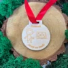 Okrągły medal ze sklejki – z motywem chłopca