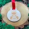 Okrągły medal ze sklejki – sowa