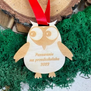Medal w kształcie sowy