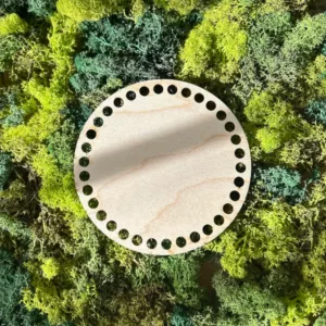 Baza do szydełkowania koło z otworami ze sklejki 3 mm