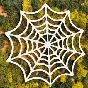 Baza dekoracyjna pajęczyna z białego HDF 3 mm