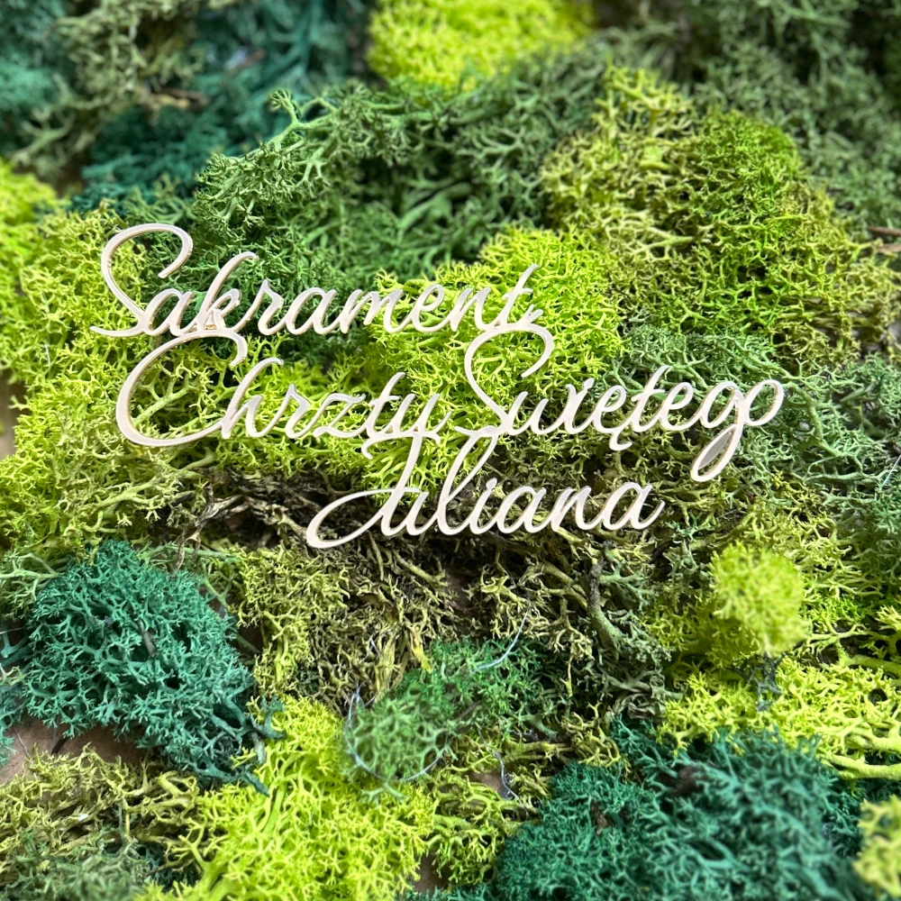 topper-sakrmanet-chrztu-swietego-juliana Topper Sakrament Chrztu Świętego Juliana ze złotego lustra akrylowego